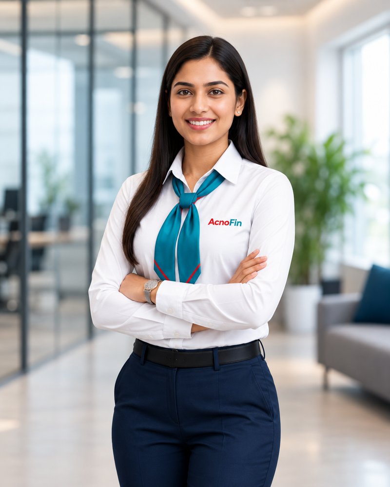 AcnoFin personal assistant in branded uniform